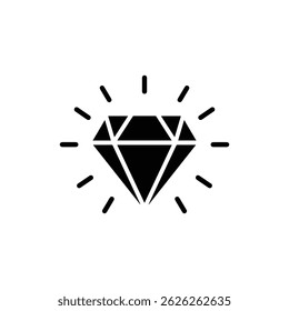 Radiating Diamond Shape, Symbolizing Clarity and Power