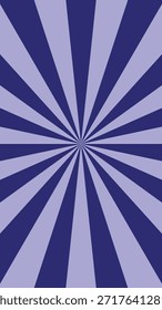 Radiating light beams in alternating tones of purple retro starburst design