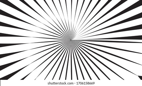 Radiating Lines in Circle Form .  Vector Illustration . Abstract Geometric ,Striped background