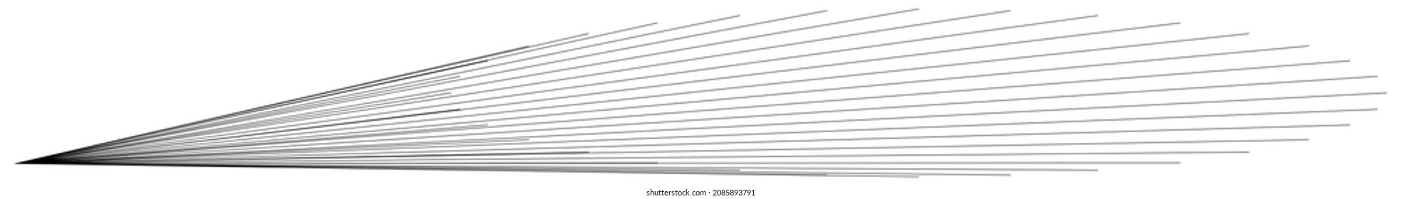 Radiating, radial burst, comic action effect lines, stripes element. Gleam, glitter, fireworks effect. Beams, rays starburst, sunburst