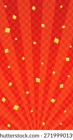 Material de fondo de radiación. Ilustración vectorial de patrón de cuadrícula.