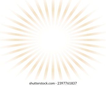 Radiation background of vaguely shining sunbeam image_orange