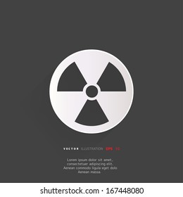 Radiation danger icon