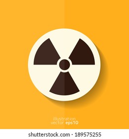 Radiation danger icon