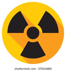 radiation flat icon