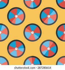 Radiation flat icon,eps10 seamless pattern background