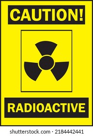 Radiation Hazard Warning Sign Vector Stock Vector (royalty Free 