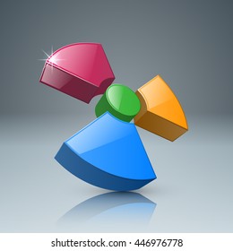 Radiation icon.
