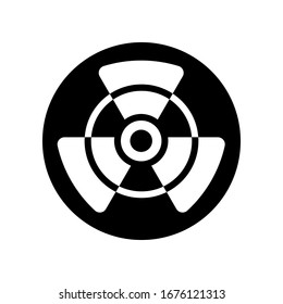 radiation icon design, flat style icon collection