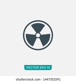 Radiation Icon Design, Vector EPS10