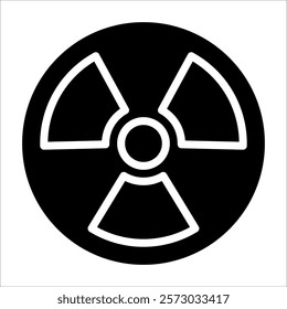 Radiation Icon Element For Design