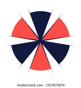 Radiation icon. Filled radiation icon for website design and mobile, app development. radiation icon from filled physics.