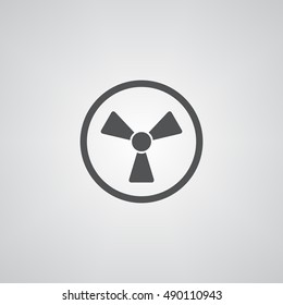 radiation icon illustration isolated vector sign symbol