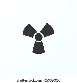 Radiation  icon illustration isolated vector sign symbol