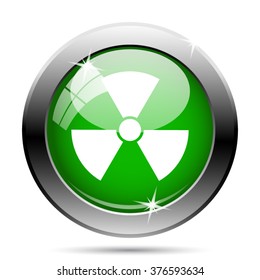 Radiation icon. Internet button on white background. EPS10 vector.
