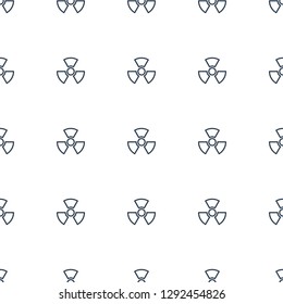 radiation icon pattern seamless white background. Editable filled and outline radiation icon. radiation icon pattern for web and mobile.