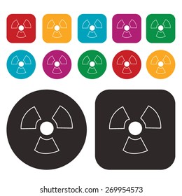 Radiation icon / Science icon