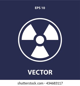 radiation icon. radiation sign