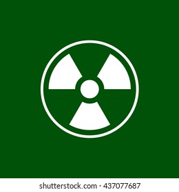 radiation icon. radiation sign