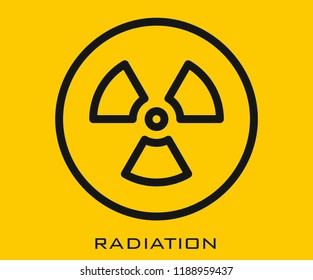 Radiation icon sings