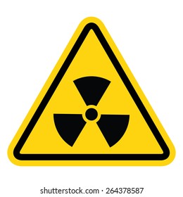 The radiation icon. Radiation symbol.