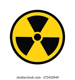 The Radiation Icon. Radiation Symbol.
