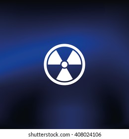 The radiation icon. Radiation symbol.