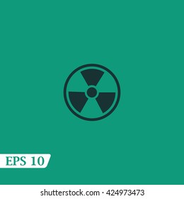 Radiation icon. Radiation symbol.