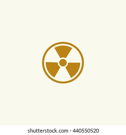 Radiation icon. Radiation symbol.