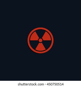The radiation icon. Radiation symbol.