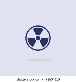Radiation icon. Radiation symbol.
