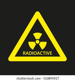 Radiation Icon. Symbol In Vector Graphic Style