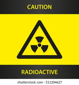 Radiation Icon. Symbol In Vector Graphic Style