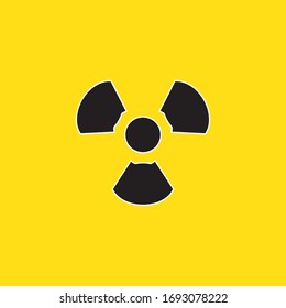 Radiation icon Vector Design Illustration template