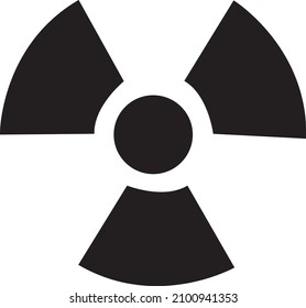 radiation icon. radiation vector design. sign design.black color.eps