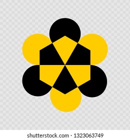 Radiation icon. Vector Illustration.