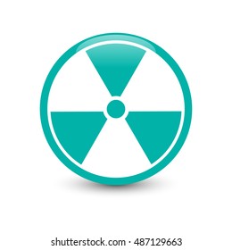 Radiation icon. Vector illustration