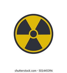 radiation icon. vector illustration