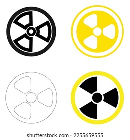 radiation icon vector illustration design
