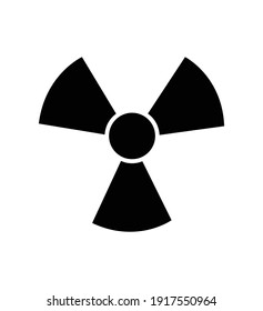 radiation icon vector isolated on white background eps 10
