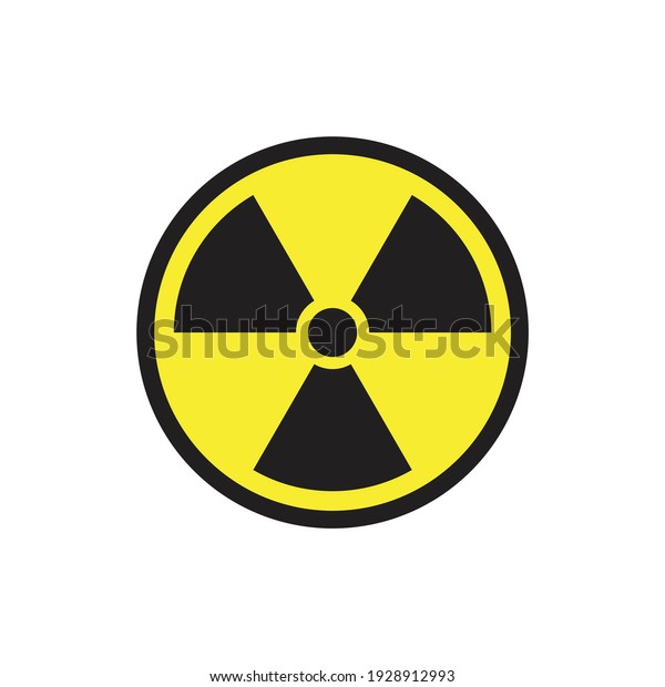 Radiation\
or nuclear caution design. vector\
illustration