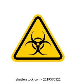 radiation - nuclear warning sign icon vector design template in white background