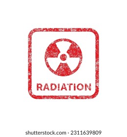 Radiation packaging mark icon symbol vector
