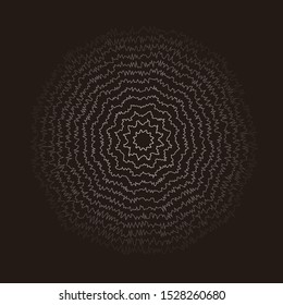 Radiation pattern with geometric lineal change