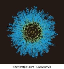 Radiation pattern with geometric lineal change