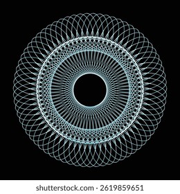 Radiation pattern with geometric lineal change