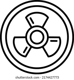 Radiation Pixel Perfect Detail Icon