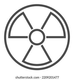 Radiación, píxel perfecto, trazo editable, icono de vector cuadrado escalable.