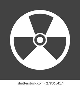 Radiation, radioactive, nuclear icon vector image. Can also be used for energy and technology. Suitable for web apps, mobile apps and print media.