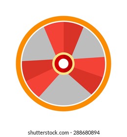 Radiation, radioactive, nuclear icon vector image. Can also be used for energy and technology. Suitable for web apps, mobile apps and print media.